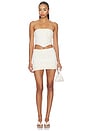 view 4 of 5 Reiley Shell Embroidered Top in Cream & Iridescent Sequin