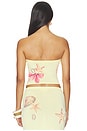 view 3 of 4 Katia Floral Print Tube Top in Yellow Multi