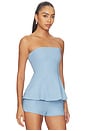 view 2 of 4 Aviana Top in Light Blue