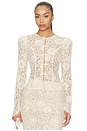 view 1 of 7 Alessi Top in Ivory