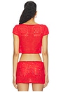 view 3 of 4 Antigua Top in Scarlet Red