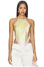 view 1 of 4 Tory Top in Pink & Yellow Floral