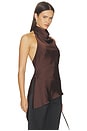 view 1 of 4 Mariana Top in Chocolate Brown