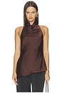 view 2 of 4 Mariana Top in Chocolate Brown