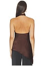 view 3 of 4 Mariana Top in Chocolate Brown