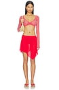 view 4 of 5 Rosario Top in Cherry Red
