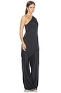 view 2 of 4 Olivia Satin Fringe Top in Black