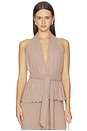 view 1 of 4 Delilah Top in Light Brown