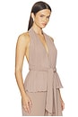 view 2 of 4 Delilah Top in Light Brown