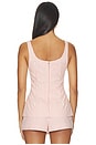 view 3 of 5 Rhodes Striped Linen Top in Pink Multi Stripe