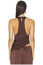view 3 of 4 Maria Top in Chocolate Brown