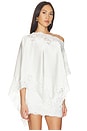 view 2 of 5 x Blake Evin Bruna Cape Top in Ivory