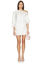 view 5 of 5 x Blake Evin Bruna Cape Top in Ivory