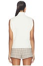 view 4 of 4 Giulietta Mock Neck Vest in Ivory