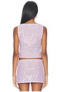 view 4 of 5 Erin Sequin Top in Lilac Sequin