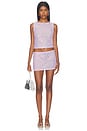 view 5 of 5 Erin Sequin Top in Lilac Sequin