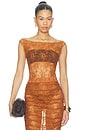 view 1 of 6 Cas Bodysuit in Caramel