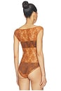 view 5 of 6 Cas Bodysuit in Caramel