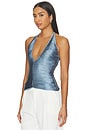 view 2 of 5 Elvira Top in Dusty Blue