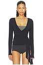 view 1 of 4 Meryl Wrap Top in Black