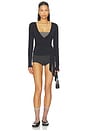 view 5 of 4 Meryl Wrap Top in Black