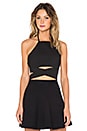 view 1 of 3 x REVOLVE Double Cross Crop Top in Black