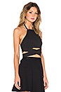 view 2 of 3 x REVOLVE Double Cross Crop Top in Black