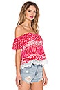 view 2 of 3 x REVOLVE Life's A Beach Top in Red Scarf