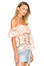 view 2 of 3 Life's A Beach Top in Papaya