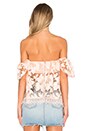 view 3 of 3 Life's A Beach Top in Papaya