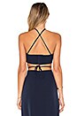 view 3 of 4 x REVOLVE Cindy Crop Top in Navy