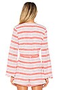 view 3 of 4 I Think I Love You Top in Berry Stripe