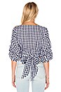 view 3 of 4 X REVOLVE Bow Blouse in Medium Blue Gingham