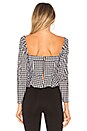 view 4 of 4 Cinci Blouse in Black & White