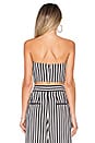 view 3 of 4 TOP CROPPED BUSTIER CHICA in Bold Stripe