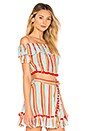 view 2 of 4 TOP CORTO HOMBROS DESCUBIERTOS ALICIA in Boardwalk Stripe