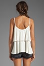 view 2 of 3 Cruch On You Layered Tank in White