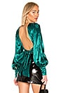 view 1 of 5 Sutton Tie Top in Turquoise