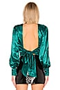 view 5 of 5 Sutton Tie Top in Turquoise