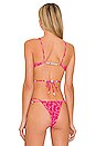 view 3 of 4 Wild Side Top in Fuchsia Pink Smiles in Fuschia Pink Smiles