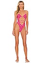 view 1 of 3 BAÑADOR WILD SIDE in Fuschia Pink Smiles