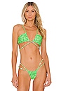view 1 of 4 Wild Side Top in Green Smiles