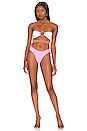 view 1 of 3 BAÑADOR SHINE ON ME in Orange & Pink