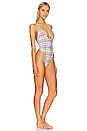 view 2 of 4 Spunky One Piece in Multi Vibe Plaid