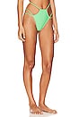 view 2 of 4 BAS DE MAILLOT DE BAIN ROCK WITH YOU in Kiwi Green