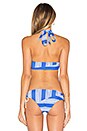 view 3 of 4 Dive In Bikini Top in Sailor Stripe