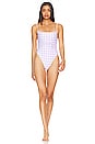 view 1 of 3 Essa One Piece in Lilac Check