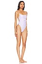 view 2 of 3 Essa One Piece in Lilac Check
