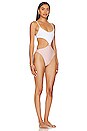 view 2 of 3 Paetyn One Piece in White & Nude