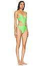 view 2 of 3 MAILLOT DE BAIN 1 PIÈCE FORTUNE in Neon Green